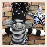 ソックモンキー☆星のオブジェプレゼント中☆モノトーンくん