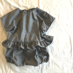 ♡おめかしセットアップ♡かぼちゃパンツと裾フリルトップス