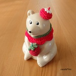 しろくま貯金箱用　　イチゴ盛り🍓ˎˊ˗