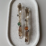 【kira kira】hair clip/green/orange