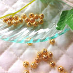 ☆★定番品♪ すかし玉【6ミリ】ゴールド★☆