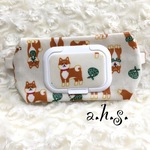 mini  ウェットティッシュケース  柴犬