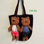 二人のクマさんバック