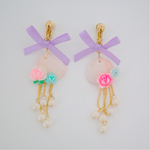 マーメイド♡シェルのイヤリング(ピアス)