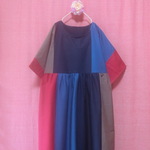 アンティークカラーゆるふわワンピース cotton