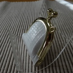 小さな皮革のジュエリーケース　白