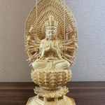 仏像　木彫　千手観音像　檜木