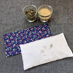 いちご🍓柄　玄米よもぎカイロ　アイピロー　肩こり　よもぎorほうじ茶  眼精疲労　ホット&クール　アイマスク　玄米カイロ　エコ　温パック　ドライアイ　温活　温罨法