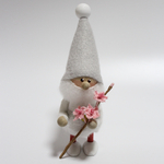 桃の花　ノルディカニッセ　しろくま貯金箱