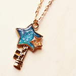 星の魔法ステッキネックレス