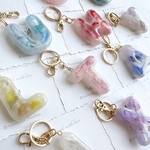 【受注販売】イニシャルキーホルダー（本物の紫陽花）毎月限定10個