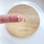 ミニピアス new▷minimum 雫 ピアス/ノンホールイヤリング/ノンホールピアス＊受注製作＊1037 母の日 シンプル ミニピアス ドロップ