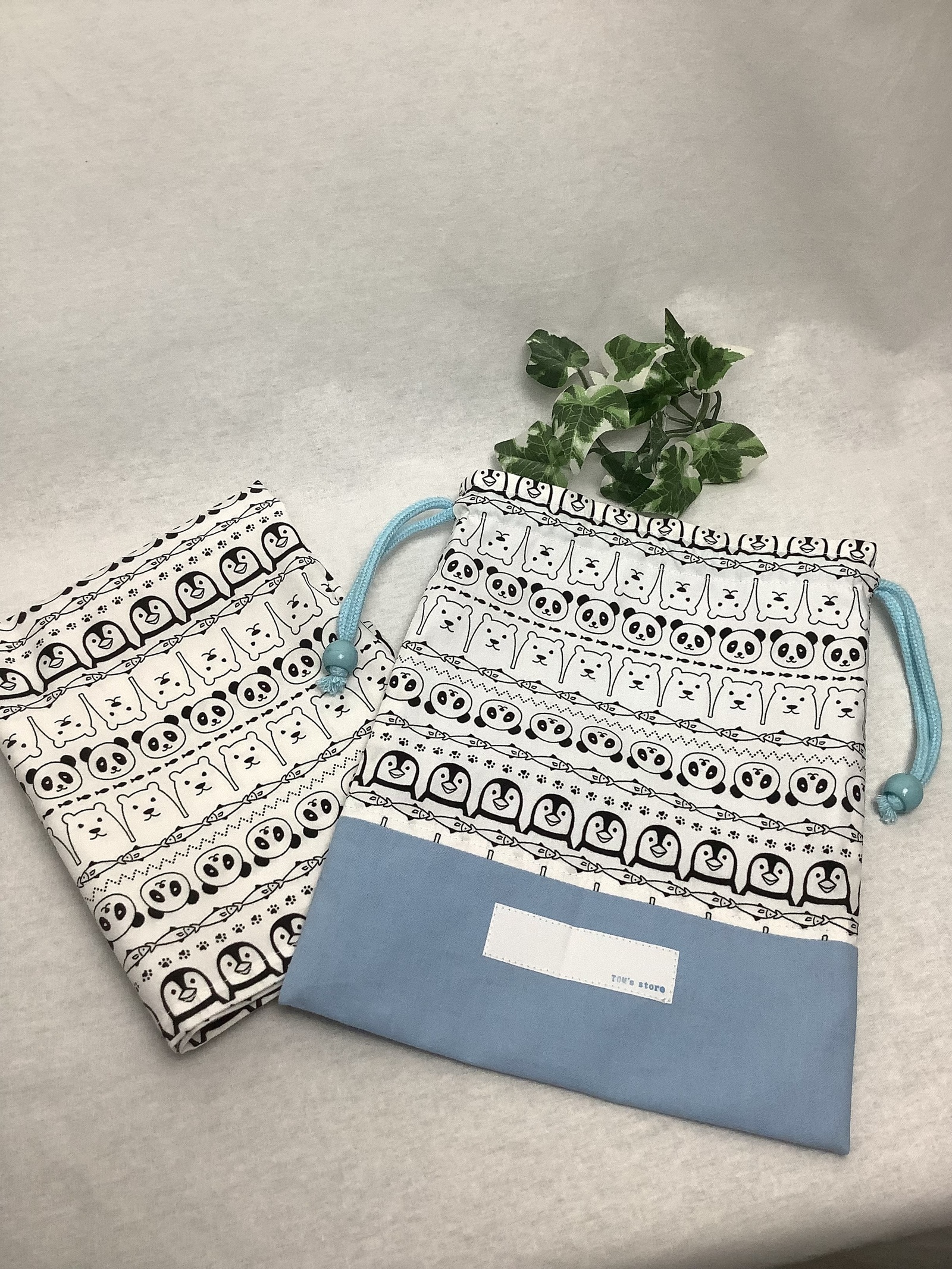 カラフルアニマル☆ライオン ランチョンマット お弁当袋 コップ袋