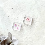 さざなみと桜のピアス