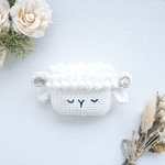 Airpods proケース　ハンドメイド　お眠り羊
