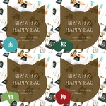 1/1(水)0:00発売【梅】猫だらけのHAPPY BAG（3点セット）猫ピアス／猫イヤリング／猫雑貨／猫の福袋／by橙猫