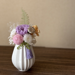 優しい仏花　お供えの花　仏花　小さな仏花　供花　薄紫　法要　一周忌　三回忌