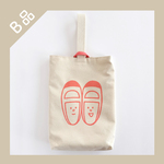 ◆B品◆うわばきくんイラスト　上履き入れ【ピンク】