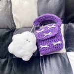 💜受注生産💜 ミニワンショルダーポーチ AirPods,ワイヤレスイヤホンケース【Mサイズ】