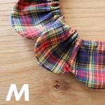 《ザビエルM》リバティ  タータンチェック  ネイビー＆イエロー