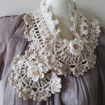 春夏・小花いっぱいレースミニストール・べ⑧・10JL