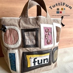 tuttifun＊ステッチが可愛いfun bag