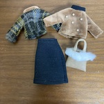 リカちゃん服　冬の暖かコーデ