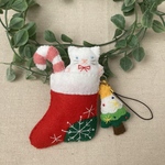 クリスマスソックスねこ