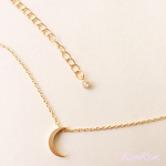 再販２（K14GP）Crescent Moon neckles＊44.8cm