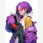 723.teatea.オリジナル 人物ステッカー