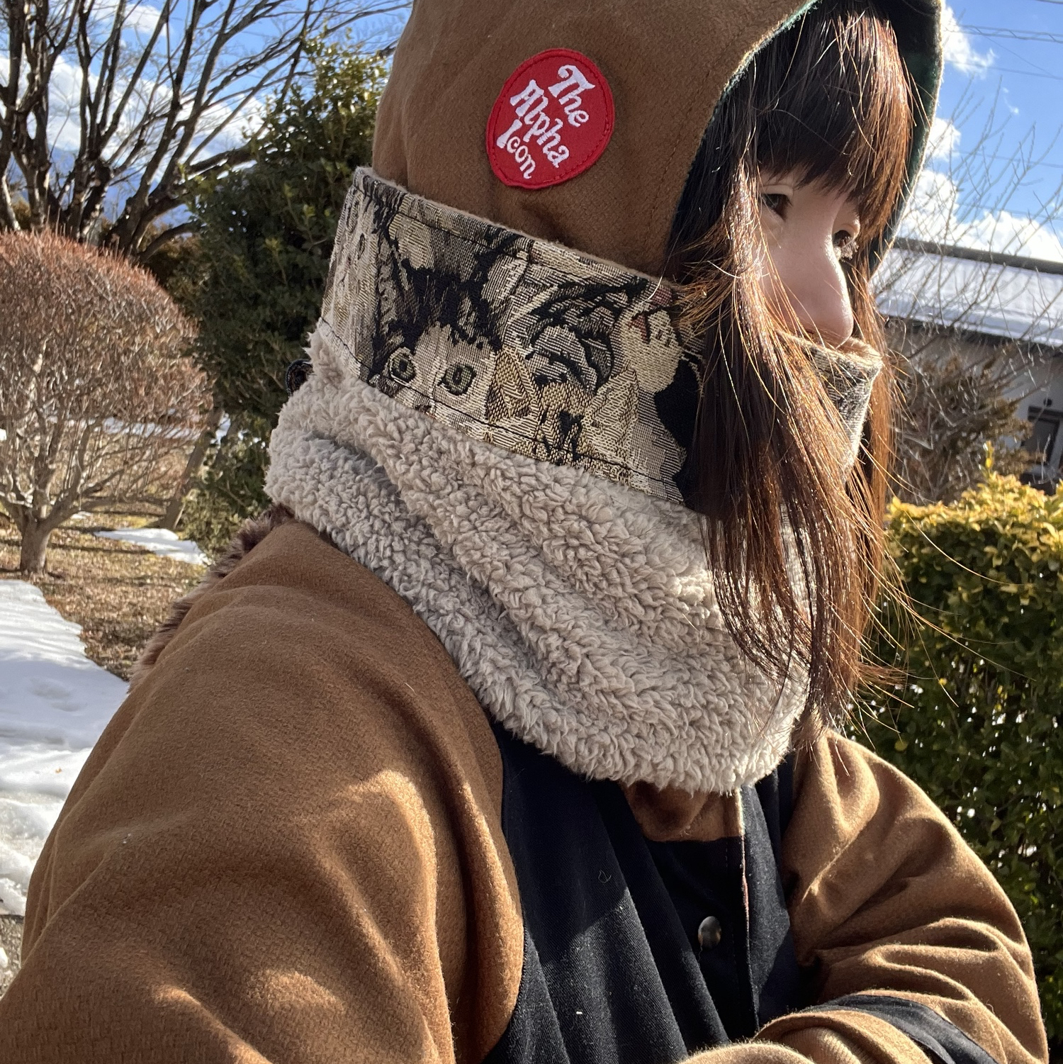 FUWARAアルパカさん×プードル☆ボアスヌード★ハンドメイド FUWARAアルパカさん×プードル☆ボアスヌード☆ハンドメイド あきぞー