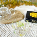 ミモザの耐熱ガラスマグ　