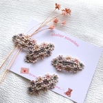 ＊petit flowers＊ プチフラワー レトロ ヘアピン