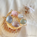 ꫛꫀꪝ✧‧˚ 【5colors】ギャラクシーリング💫 サージカルステンレス レジンアクセサリー フリーサイズリング お呼ばれ 記念日 誕生日 母の日 クリスマス バレンタイン プレゼント ギフト