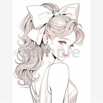 980.teatea.オリジナル 人物ステッカー