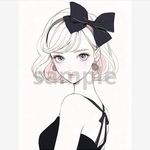 996.teatea.オリジナル 人物ステッカー