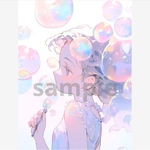 1040.teatea.オリジナル 人物ステッカー
