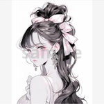 1073.teatea.オリジナル 人物ステッカー