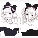 1128.teatea.オリジナル 人物ステッカー