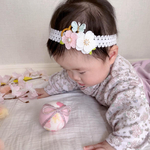 初節句に🌸桜　ベビーヘアバンド　つまみ細工　お花　初節句　ひなまつり　ひな祭り　お宮参り　お食い初め　100日祝い