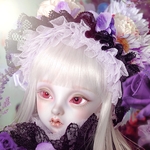 【オーダー品】『Magic Hour〜続・私の好きなもの〜』お花と蝶々とリボンのカチューシャ（60cmドール対応）カチューシャ＆フリル🦋チョーカーセット