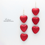heart × heart(1206) ピアス/イヤリング/ノンホールピアス/樹脂ピアス