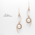 揺れるパール(1205) ピアス/イヤリング/ノンホールピアス/樹脂ピアス