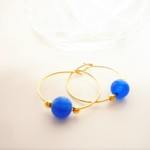 再♡神の石 ♡ブルーメノウ♡天然石リングsピアス