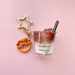 完成品　カフェラテキーホルダー③