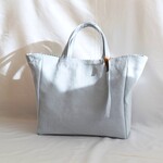 春夏限定＊綺麗な 大人のラグトート* パールブルー
