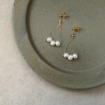 淡水パールのぶらんこピアス/イヤリング
