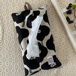 ティッシュボックスケース　北欧くろのお花