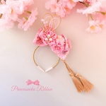 和柄👘ペット用カチューシャ単品💖ライトピンク💖ひなまつり🎎お正月🎍七五三💖成人式💖卒業式💖お宮参り💖