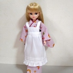 リカちゃんサイズ　和服とエプロン①